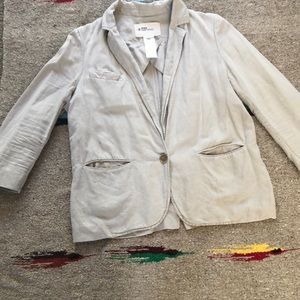 Size 2 Isabel Marant  Etoile  natural cotton and linen blazer